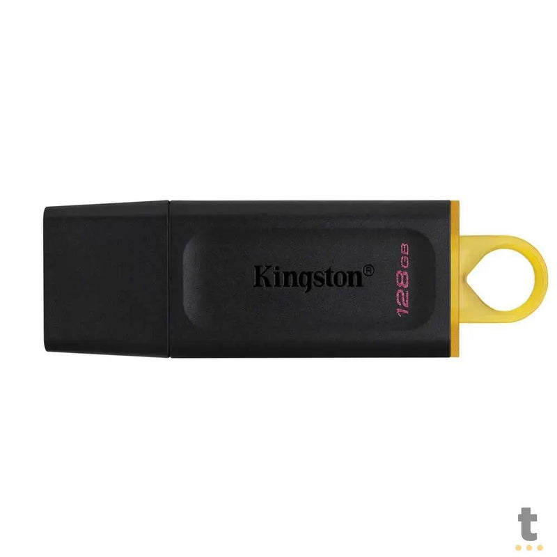 Pen Drive 128gb Kingston DataTravaler Exodia 3.2 Preto - DTX/128GB