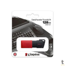 Pen Drive 128gb Kingston Exodia M 3.2 Preto/Vermelho - DTXM/128GB