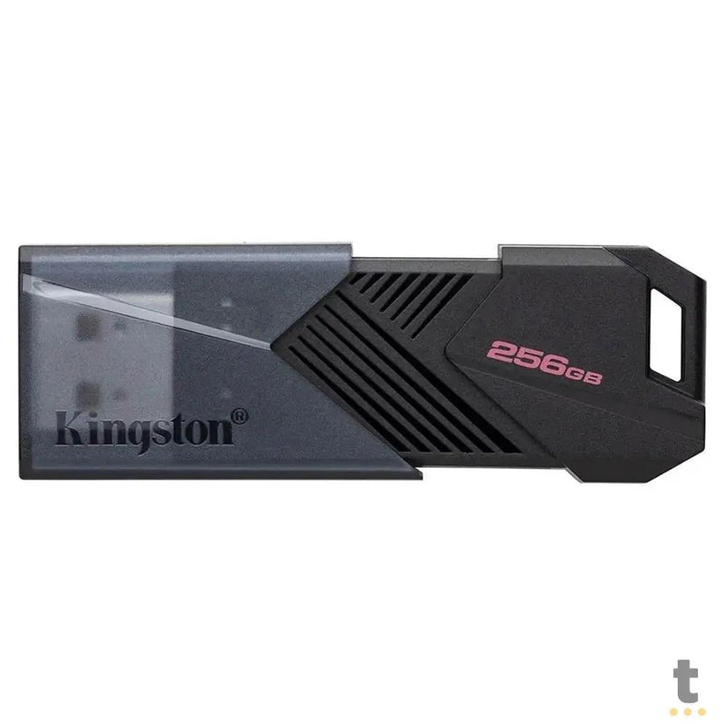 Pen Drive 256gb Kingston DataTravaler Exodia Onix 3.2 Preto - DTXON/256GB