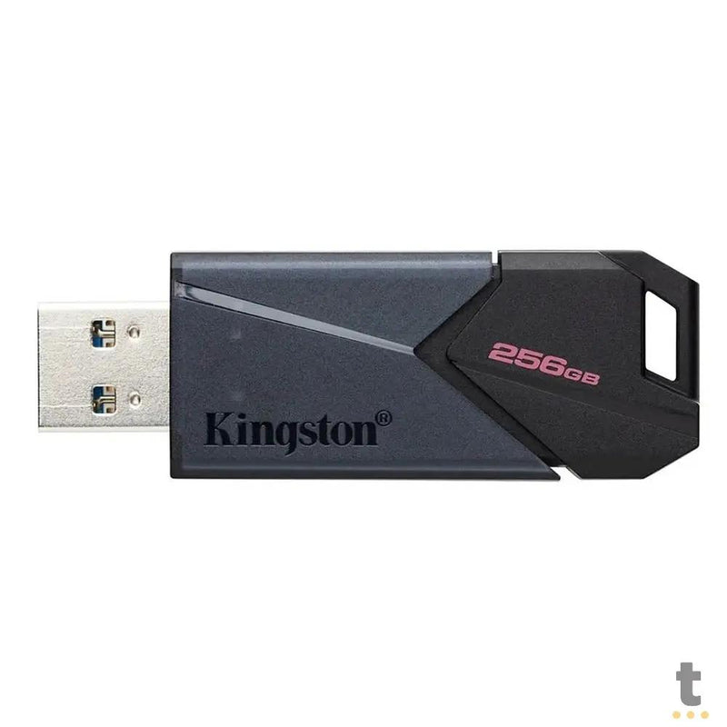 Pen Drive 256gb Kingston DataTravaler Exodia Onix 3.2 Preto - DTXON/256GB
