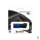 Pen Drive 64gb Kingston DataTravaler Exodia M 3.2 Azul - DTXM/64GB