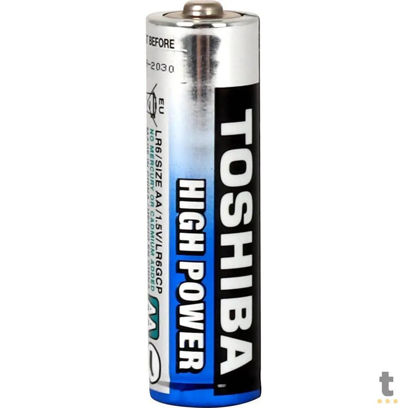 Pilha Alcalina AA 1.5V Toshiba High Power LR6GCP (Cartela C/4 Pilhas) - 72449