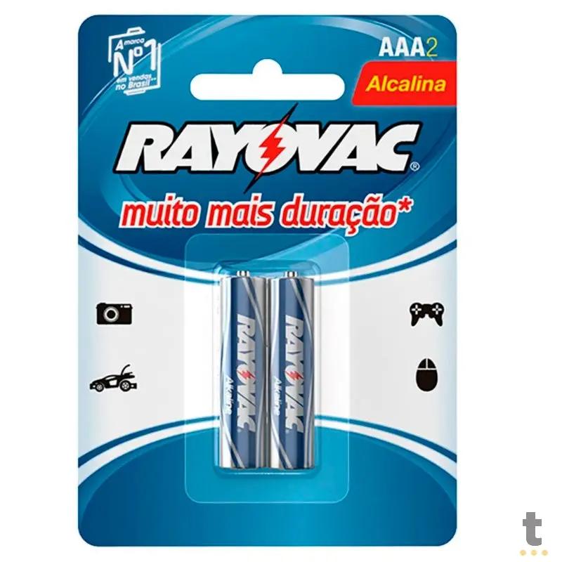 Pilha Alcalina AAA Palito Rayovac (Cartela C/2 Pilhas) - 20912