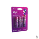 Pilha Recarregável AA 2700mah Elgin (Blister C/ 4 Pilhas) - 82175