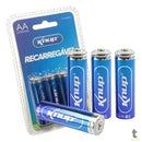 Pilha Recarregável AA 2700mah Knup (Blister C/ 4 Pilhas) - KP-4800AA