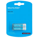Pilha Recarregável AAA 1000mah Multilaser (Blister C/ 2 Pilhas) - CB051