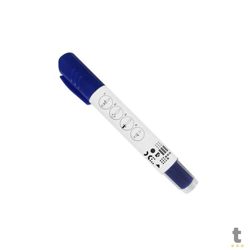 Pincel Marcador de Quadro Branco Keep Recarregável Azul - MR001