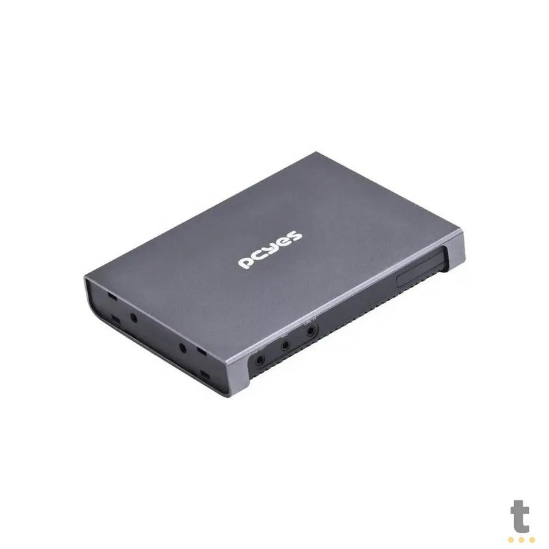 Placa De Captura de Vídeo Portátil 4k PCYes Lynx Usb Tipo C Hdmi Dual - UHD-03