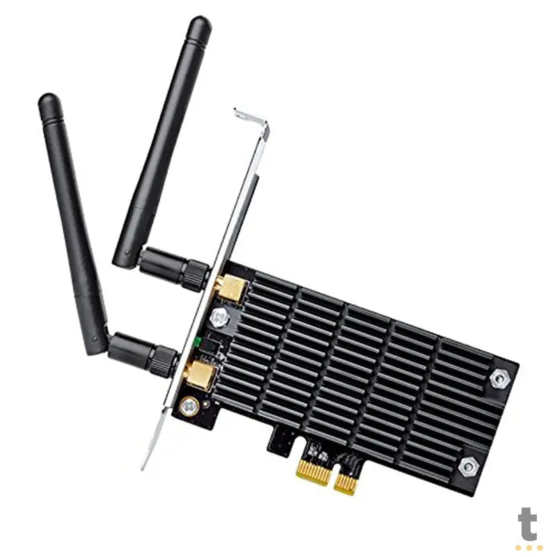 Placa De Rede Sem Fio Pci-E Tp-Link  Dual Band 2 Ant - T6e Ac1300