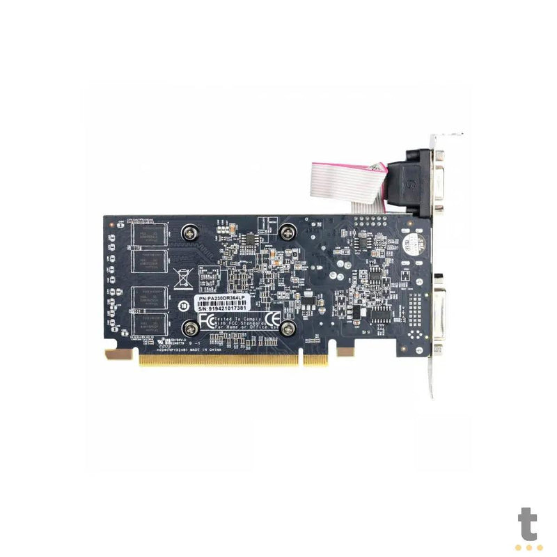Placa De Video 2gb R5 230 Ddr3 AMD Radeon Pcyes 64bits Low Profile Hdmi Dvi Vga - PA230DR364LP