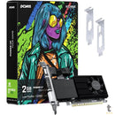Placa De Video 2gb ddr3 GT 610 PcYes Project Edge Nvidia Geforce 64bits Low Profile Hdmi Dvi Vga - PPE610DR3LPBR