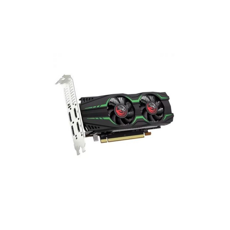 Placa De Video 4gb RX 570 Gddr5 AMD Radeon PCYes Graffiti Series 128bits Dual Fan 4x Hdmi Low Profile - PVRX570LP4GBDF