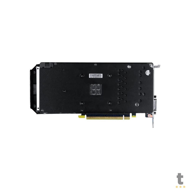 Placa De Video 6gb Rtx2060 Gddr6 Nvidia Geforce PCYes 192bit 1365mhz DisplayPort Hdmi Dvi - PAX2060RTX6G192BDF