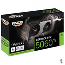 Placa De Video Inno3d Nvidia Geforce Twin X2 RTX 5060Ti 8gb GDDR7 128bits 3x Displayport 1x Hdmi - N506T2-08D7-193075N