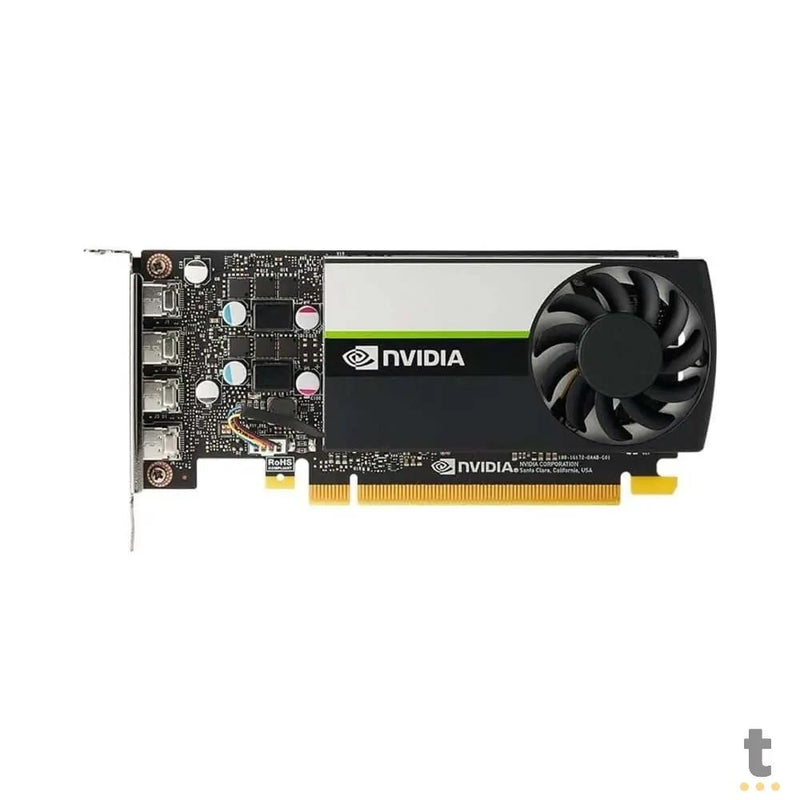 Placa De Video PNY Nvidia Geforce Quadro Turing T1000 4gb GDDR6 128bits 4x Mini DisplayPort - VCNT1000-PB