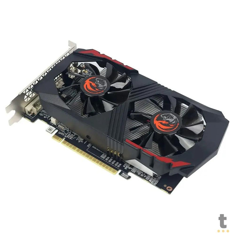 Placa De Video Pcyes Nvidia Geforce Dual Fan GTX 1050Ti 4gb GDDR5 128bits DisplayPort Hdmi Dvi - PVGTX1050TI4GBR5128