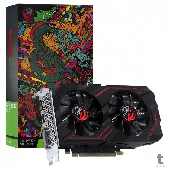 Placa De Video Pcyes Nvidia Geforce Dual Fan GTX 1650 4gb GDDR6 128bits Displayport Hdmi Dvi Graffiti Series - PA1650412
