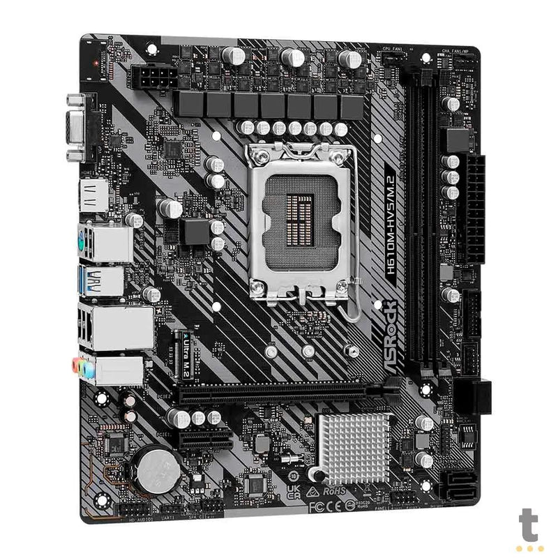 Placa Mae ASRock H610M-HVS Lga 1700 Ddr4 Hdmi USB 3.2 M.2 (12a e 13a Geração)