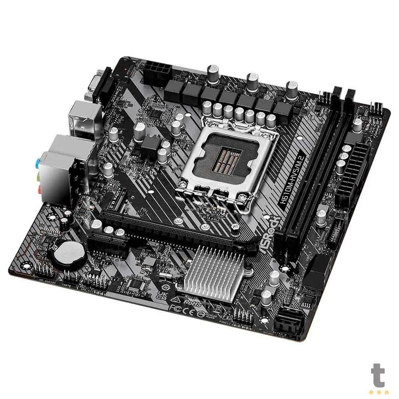Placa Mae ASRock H610M-HVS Lga 1700 Ddr4 Hdmi USB 3.2 M.2 (12a e 13a Geração)