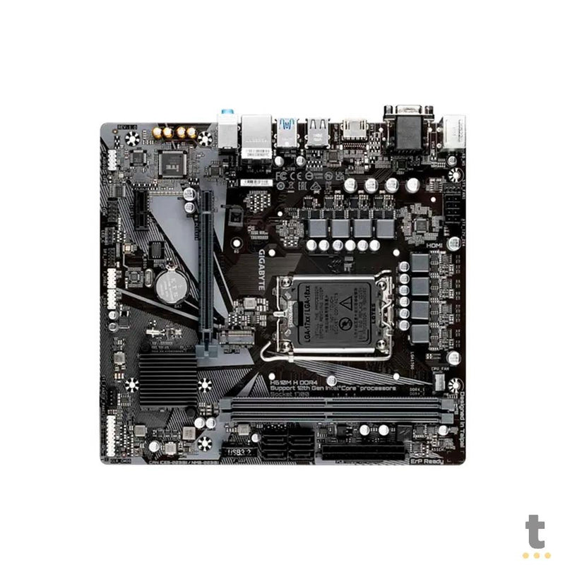 Placa Mae Gigabyte H610M H Matx Intel Lga 1700 Ddr4 Hdmi USB 3.2 D-Sub M.2 (12a Geração)