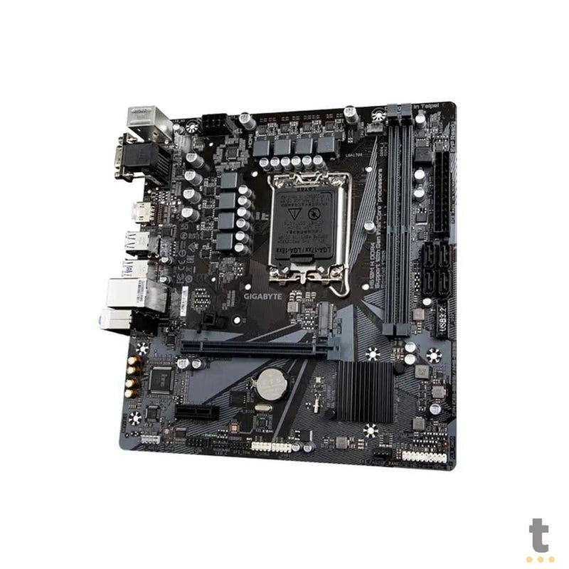 Placa Mae Gigabyte H610M H Matx Intel Lga 1700 Ddr4 Hdmi USB 3.2 D-Sub M.2 (12a Geração)