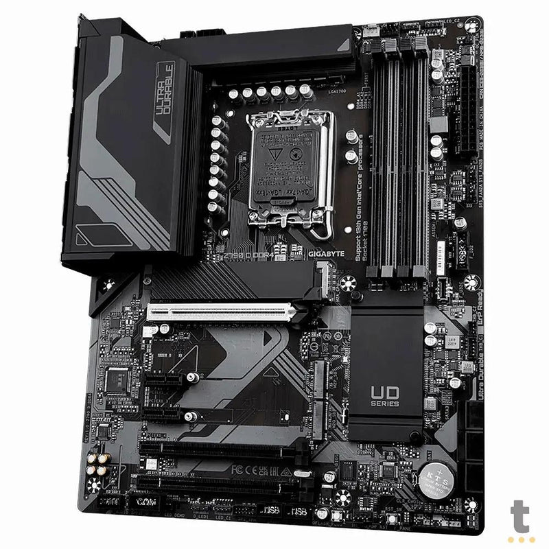 Placa Mae Gigabyte Z790 D UD Atx Lga 1700 Ddr4 Hdmi Displayport M.2 NVME USB-C (12a, 13a e 14a Geração) - Z790 D DDR4 1.