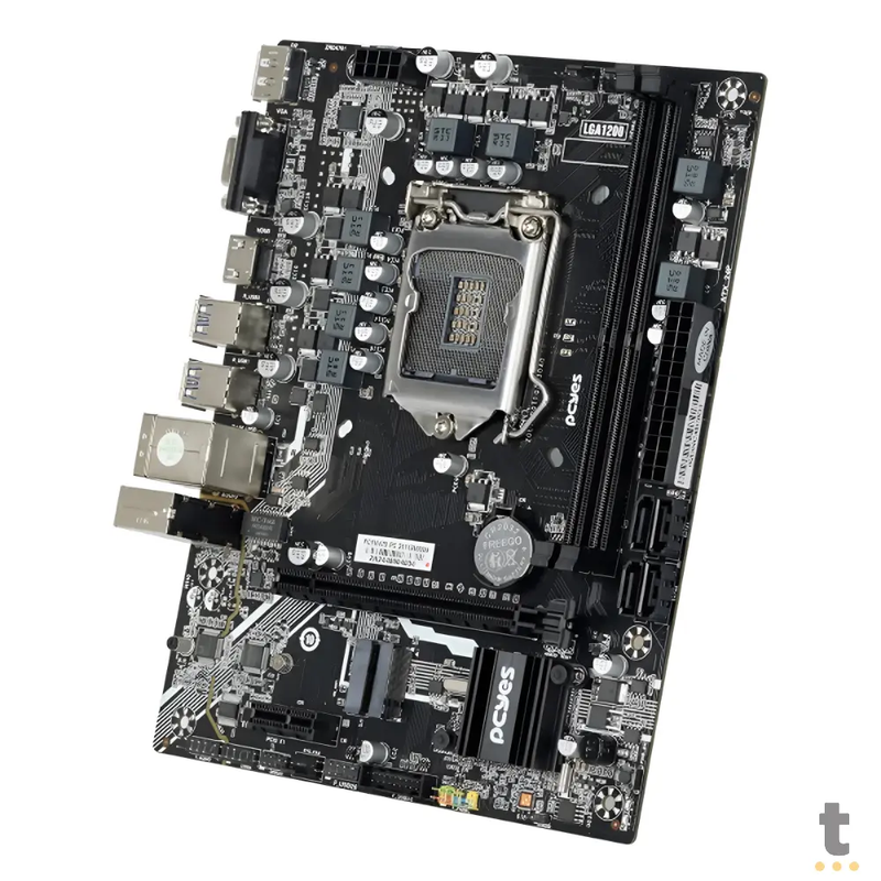 Placa Mae PcYes H470 Intel Lga 1200 Ddr4 Hdmi DP Vga M.2 Usb 3.0(10a~11a Geração) - Pcyh470-10G64