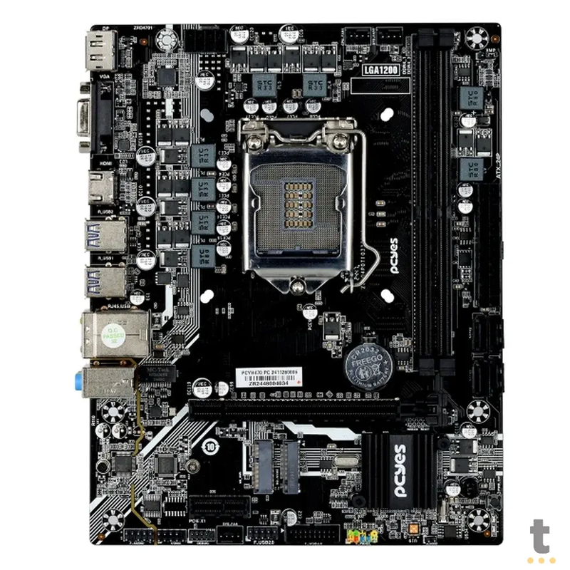 Placa Mae PcYes H470 Intel Lga 1200 Ddr4 Hdmi DP Vga M.2 Usb 3.0(10a~11a Geração) - Pcyh470-10G64