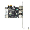 Placa Pci-e Usb 3.0 Multilaser 4 Portas USB 3.0 ( 3 frontais + 1 traseira) - GA130