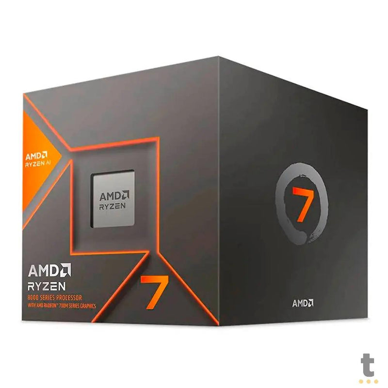 Processador Amd Ryzen 7 8700G 5.1Ghz 16mb Cache Socket Am5 (Com Video Integrado) -  100100001236BOX