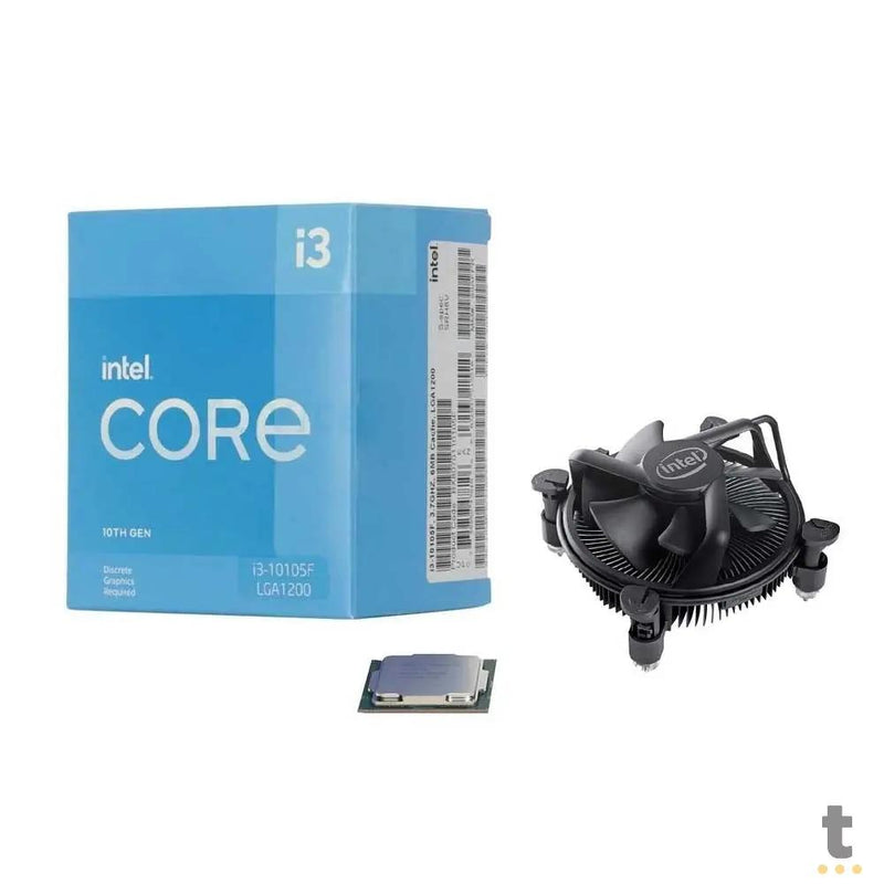 Processador Intel Core I3-10105F 3.7ghz 6mb 10a Geração Lga 1200 S/ Placa Grafica - BX8070110105F