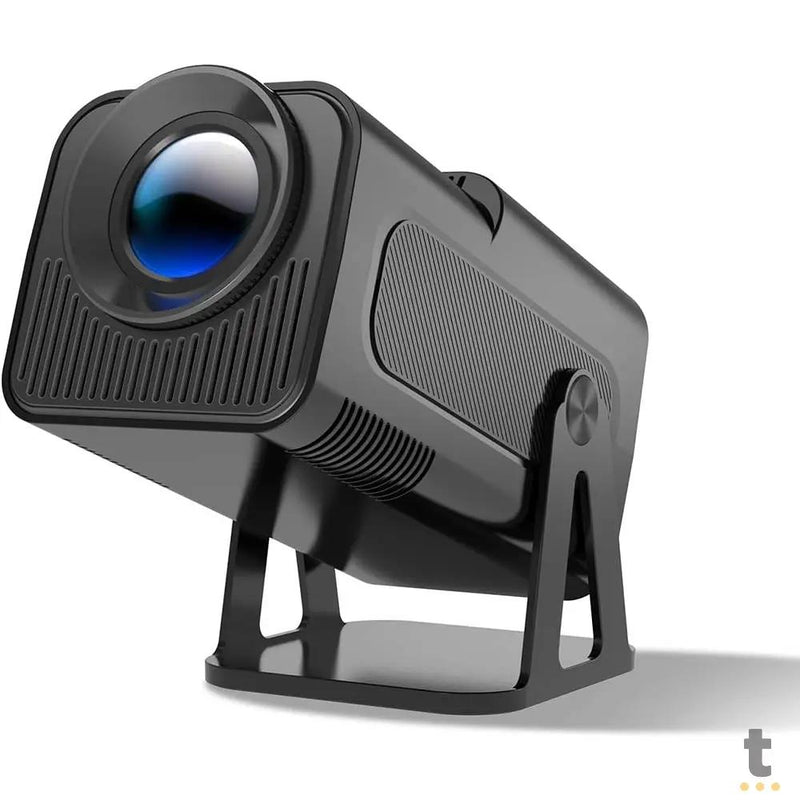 Projetor Hy320 Full HD 1080P 4K Wi-fi 6 Android 13 C/ Controle Remoto Preto