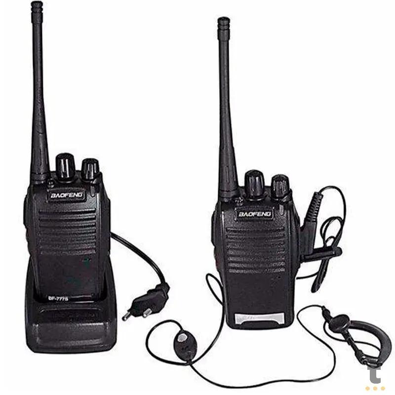 Radio De Comunicacao Walkie Talkie Baofeng Bf777s 15km Preto