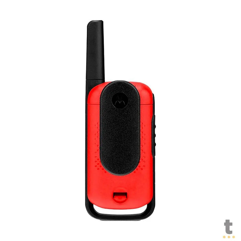 Radio De Comunicacao Walkie Talkie Motorola Talkabout T110br 25 Km Vermelho
