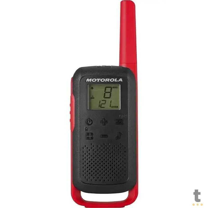 Radio De Comunicacao Walkie Talkie Motorola Talkabout T210br 32 Km Vermelho