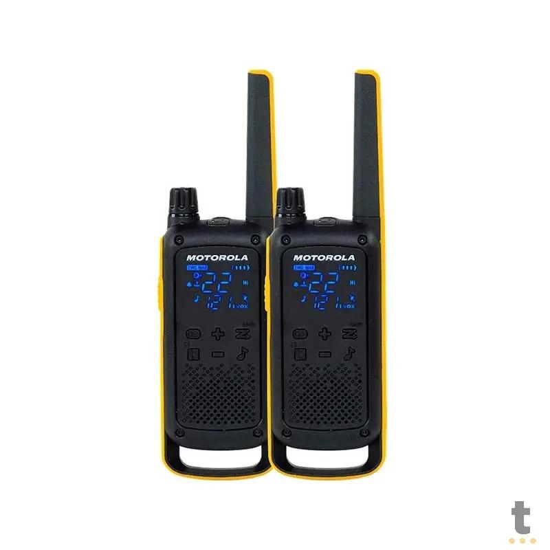 Radio De Comunicacao Walkie Talkie Motorola Talkabout T470br 35 Km Amarelo/Preto