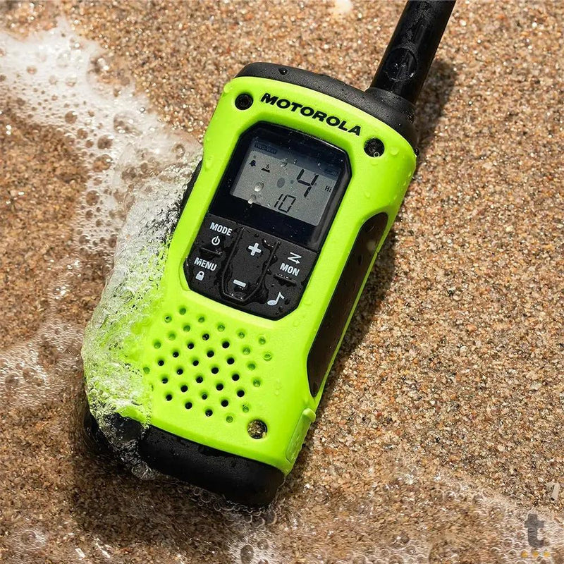 Radio De Comunicacao Walkie Talkie Motorola Talkabout T600br 35 Km Verde