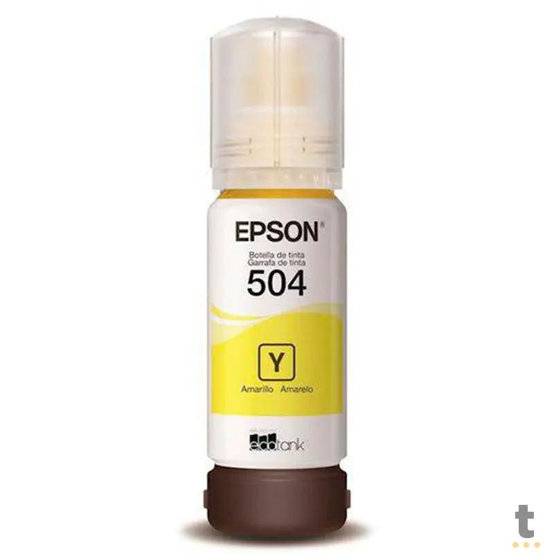 Refil De Tinta Epson T504420 65ml - Amarelo - P/ L4150 L4160 L6171 L6161 L6191