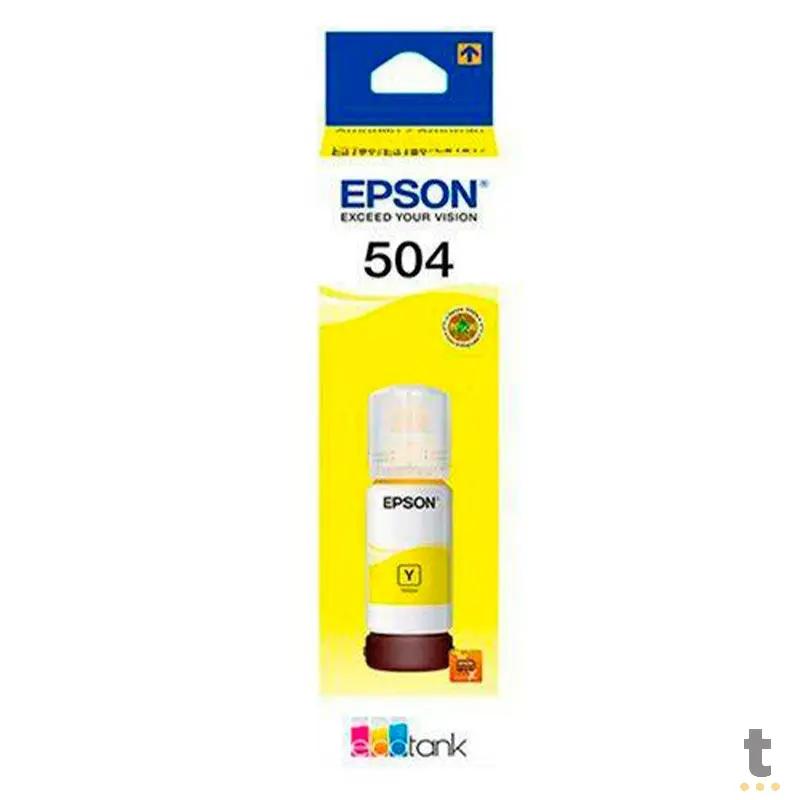 Refil De Tinta Epson T504420 65ml - Amarelo - P/ L4150 L4160 L6171 L6161 L6191