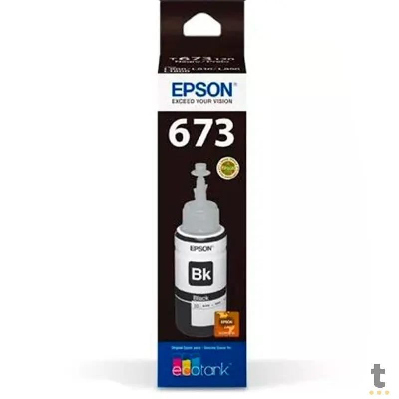 Refil De Tinta Epson T673120 - Preto Para L800 L805 L810 L1800