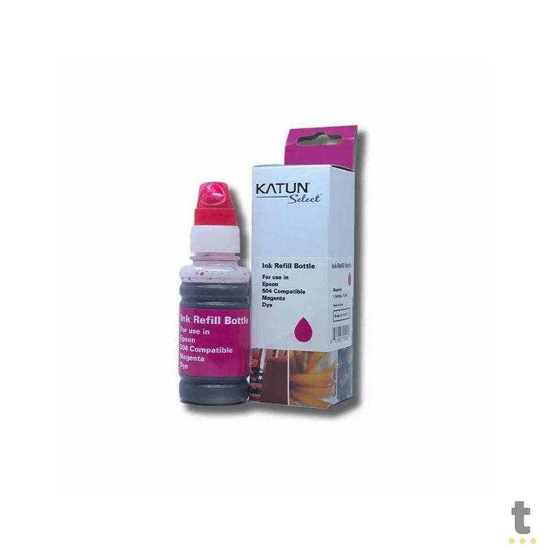 Refil De Tinta Katun P/ Impressoras Epson T504320 70ml - Magenta - P/ L4150 L4160 L4260 L6270 L14150