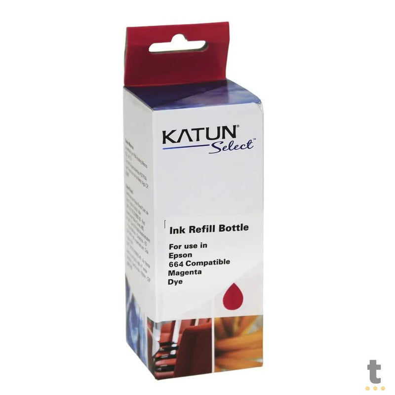 Refil De Tinta Katun P/ Impressoras Epson T664320 100ml - Magenta
