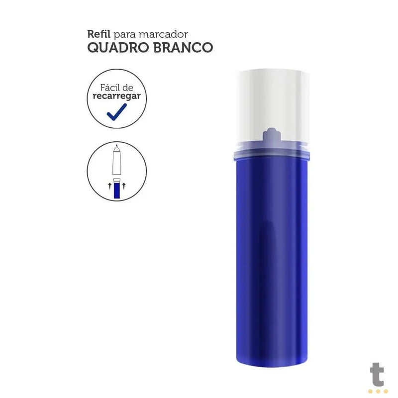 Refil Para Marcador de Quadro Branco Keep Azul - MR002