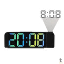 Relogio De Mesa Led Digital Lelong Led Color - LE-8138