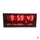 Relogio De Parede Led Digital C/ Data e Temperatura - JH3615