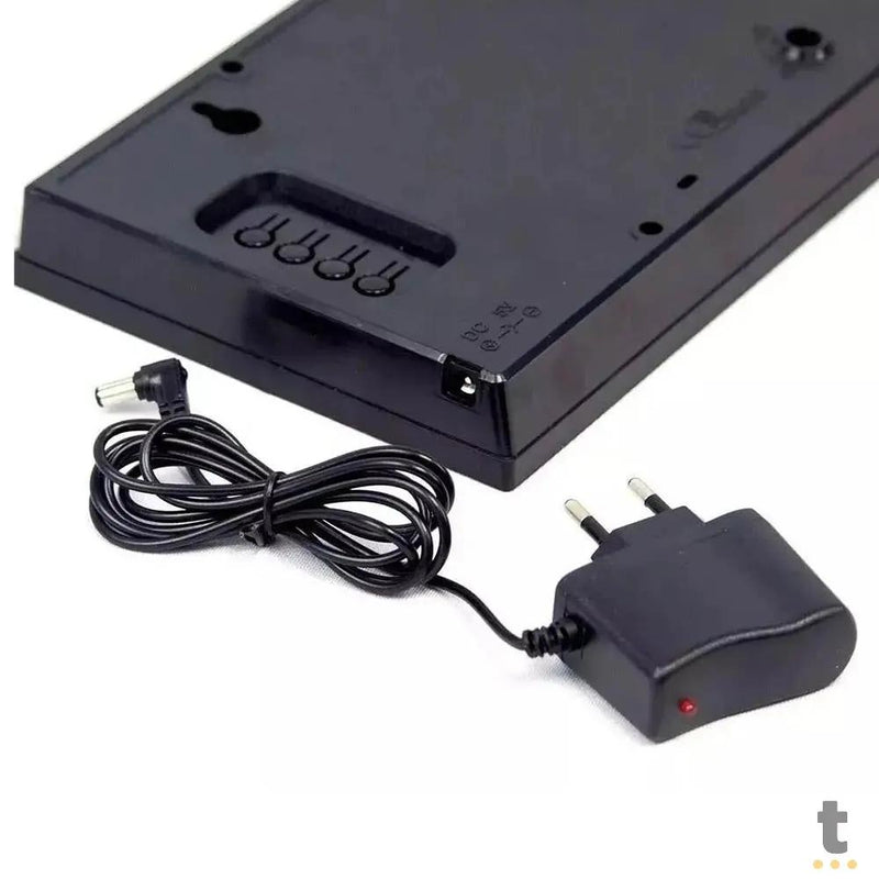 Relogio De Parede Led Digital C/ Data e Temperatura - JH3615