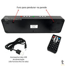 Relogio De Parede Led Digital Color Lelong C/ Controle Remoto - LE-2165