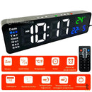 Relogio De Parede Led Digital Color Lelong C/ Controle Remoto - LE-2165