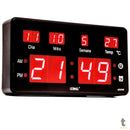 Relogio De Parede Led Digital Lelong C/ Data e Temperatura - LE-2115