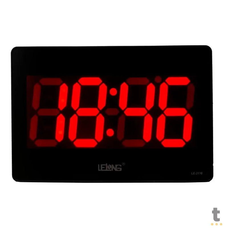 Relogio De Parede Led Digital Lelong - LE-2116